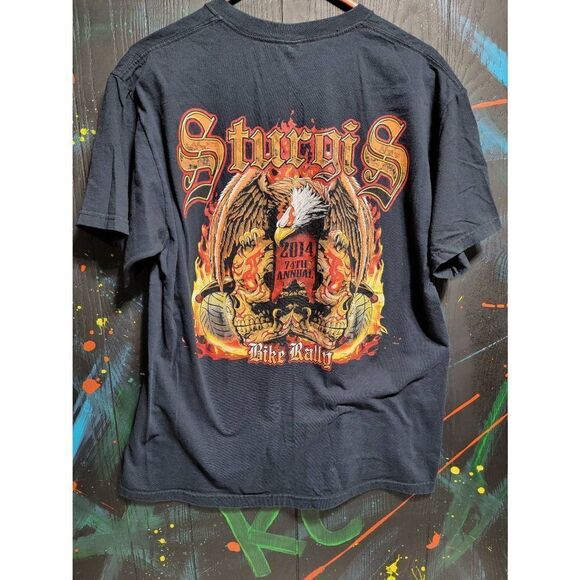 2014 Sturgis Graphic T-Shirt #029‎ - Picture 4 of 5